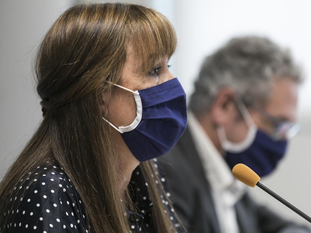 La consejera de Sanidad del Gobierno de Aragón, Sira Repollés
