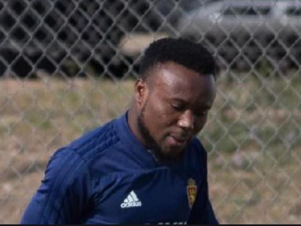 James Igbekeme, en la Ciudad Deportiva.