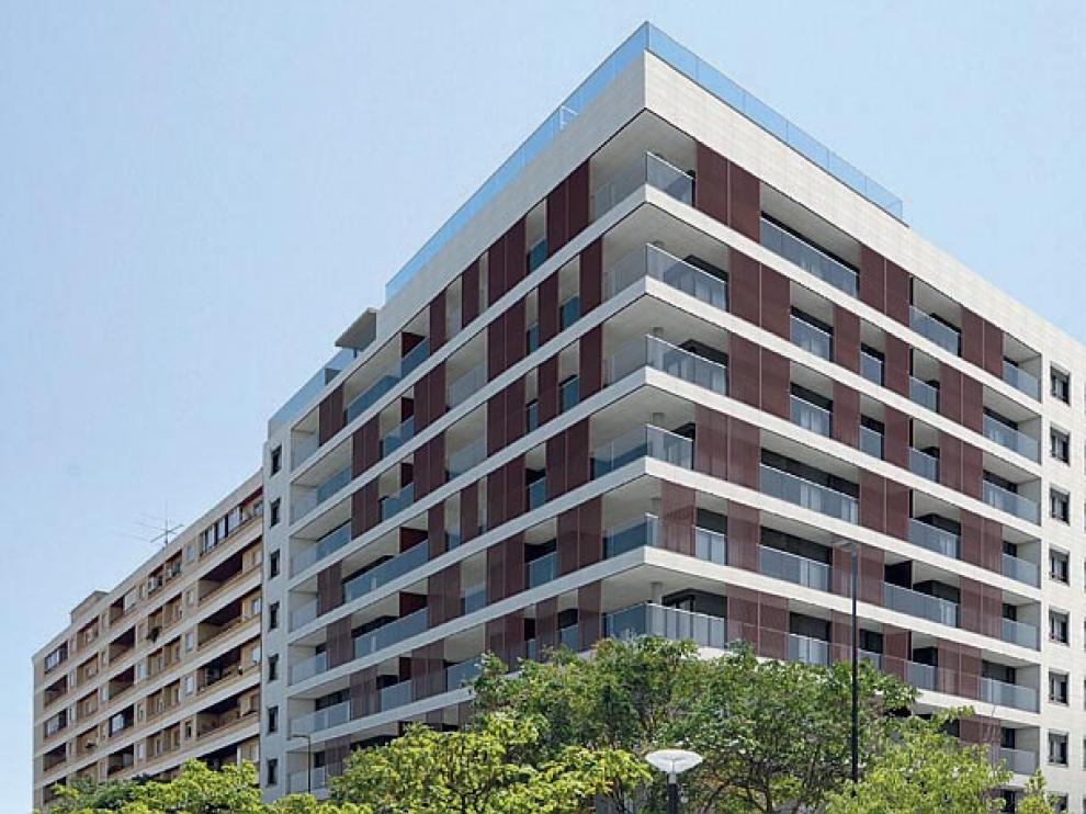 El edificio Alierta 100 tiene grandes terrazas.