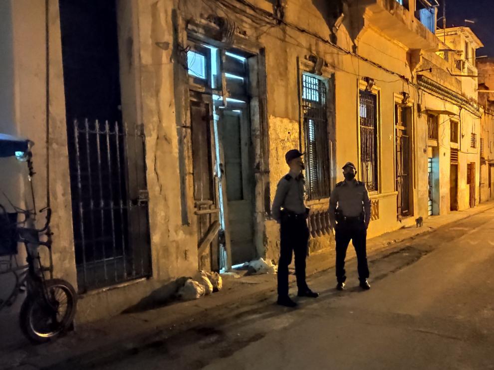 Vivienda de La Habana vieja donde se produjo el desalojo