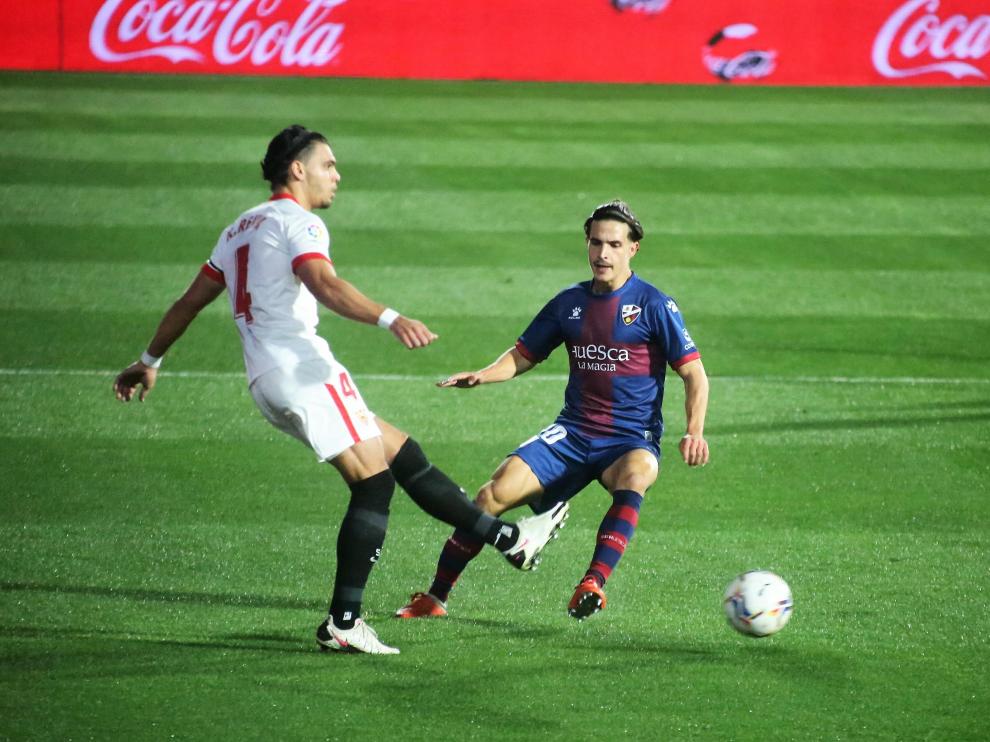 Partido SD Huesca - Sevilla de la Jornada 11 de LaLiga Santander.