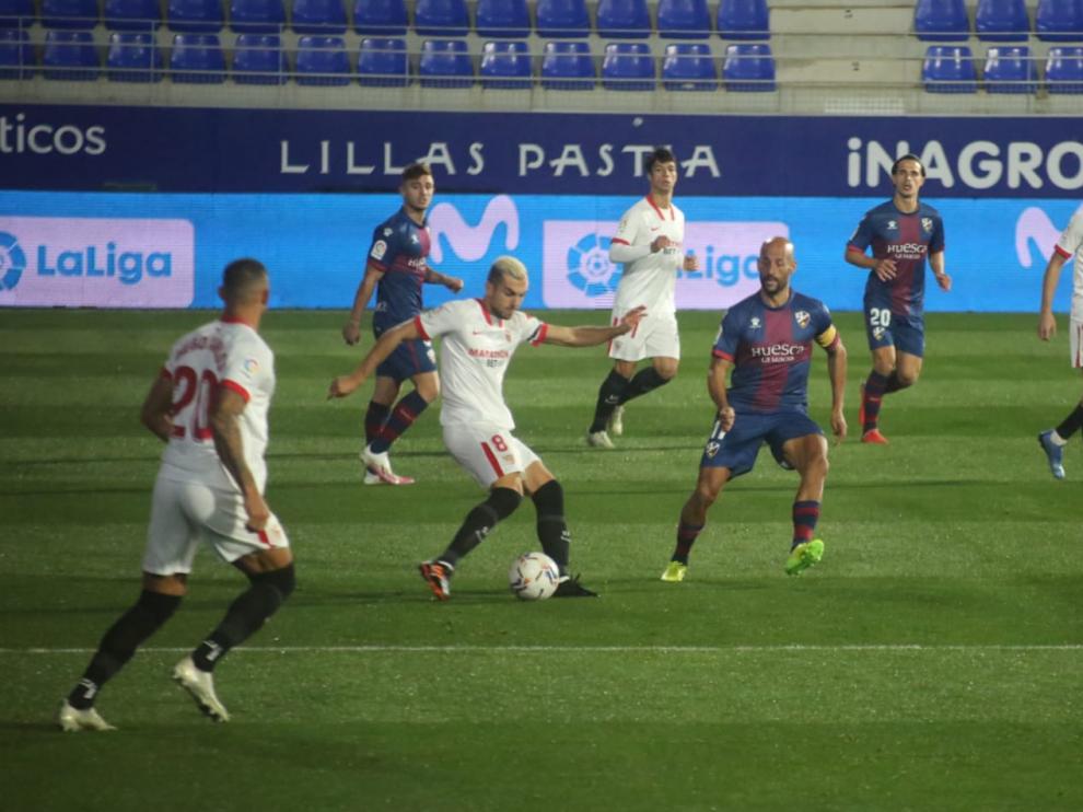 Partido SD Huesca - Sevilla en imágenes