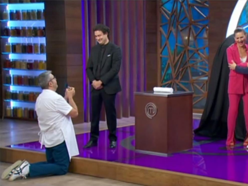 El actor y cómico Florentino Fernández, 'Flo', en el programa 'MasterChef: Celebrity' en una imagen de archivo.