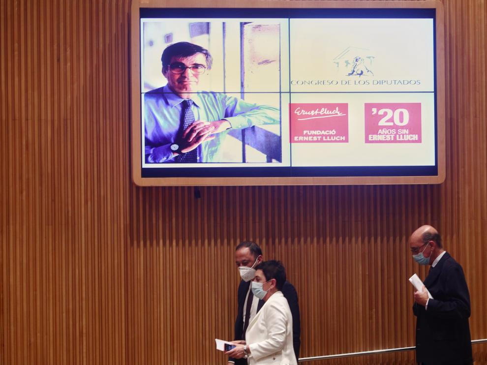 Bildu, en el homenaje a Ernest Lluch en el Congreso