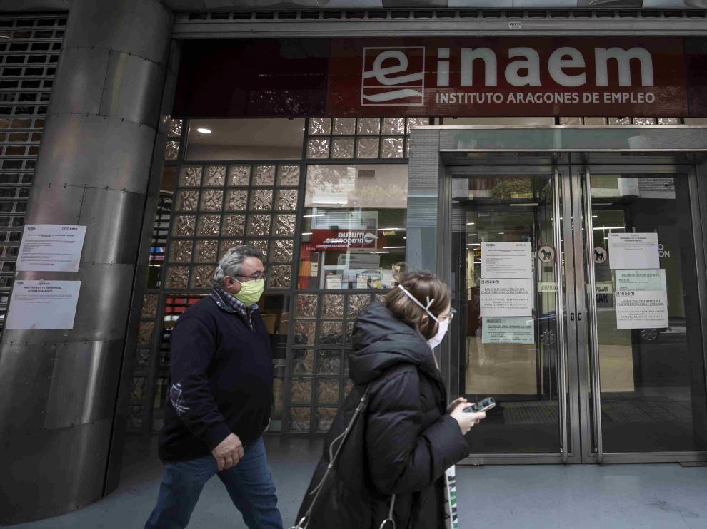 Oficina del INAEM en Doctor Cerrada de Zaragoza.