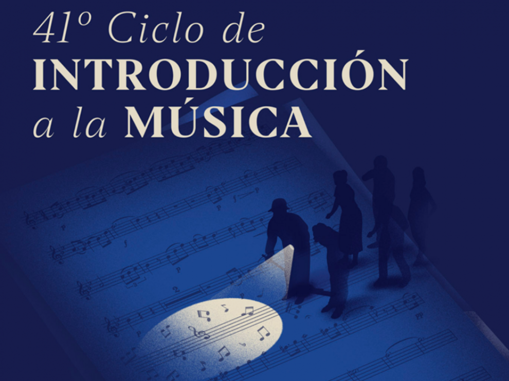 Cartel de 41 Ciclo de Iniciación a la Música del Auditorio de Zaragoza
