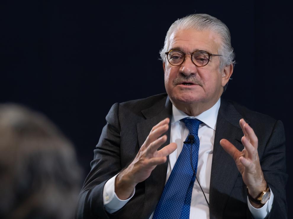 El consejero delegado de Endesa, José Bogas, en la rueda de prensa virtual que ofreció ayer para medios de toda España.