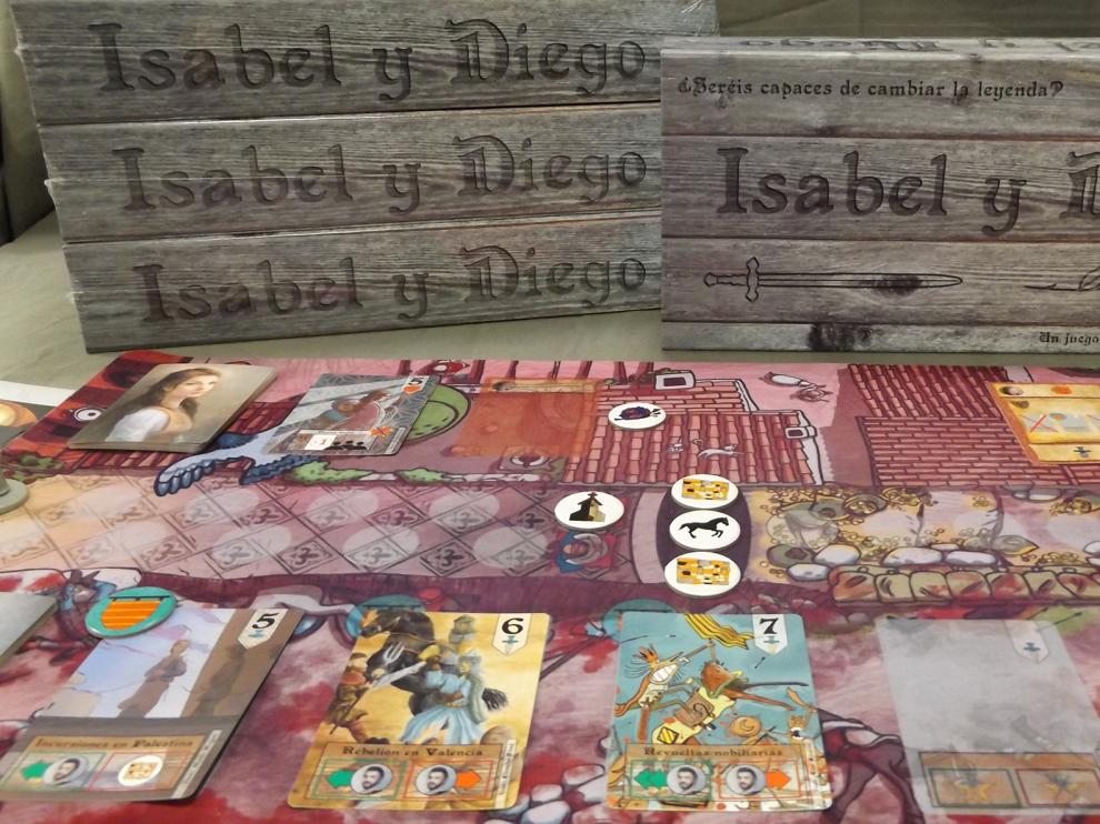 Juego de mesa 'Isabel y Diego'.