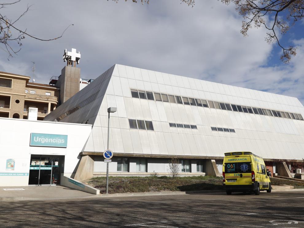 El Hospital Royo Villanova, este domingo.