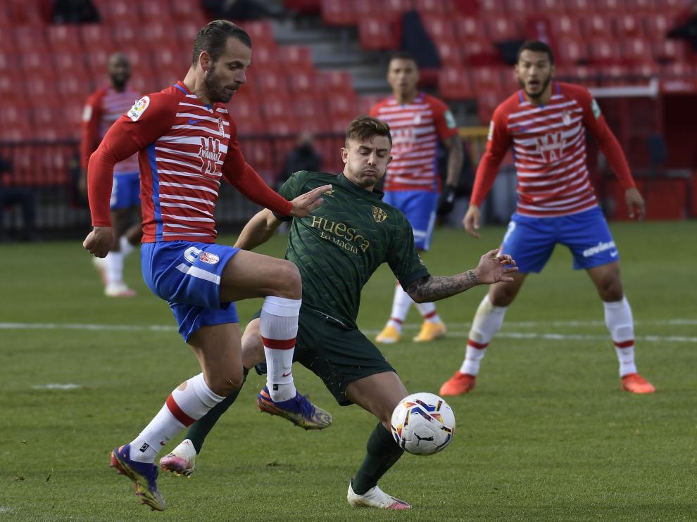 Partido Granada-SD Huesca, de la 12ª jornada de la Liga Santander