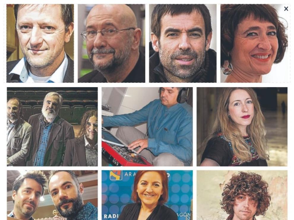 Una imagen de los galardonados en los Premios 'Arte y Letras' 2020.