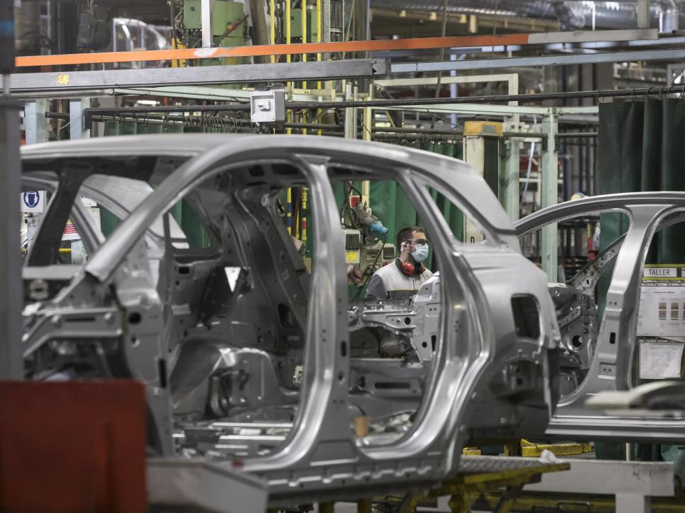 Instalaciones de la planta de Groupe PSA en Figueruelas (Zaragoza)