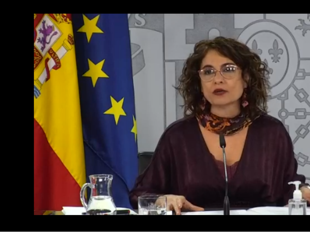 María Jesús Montero rueda de prensa 9 de diciembre