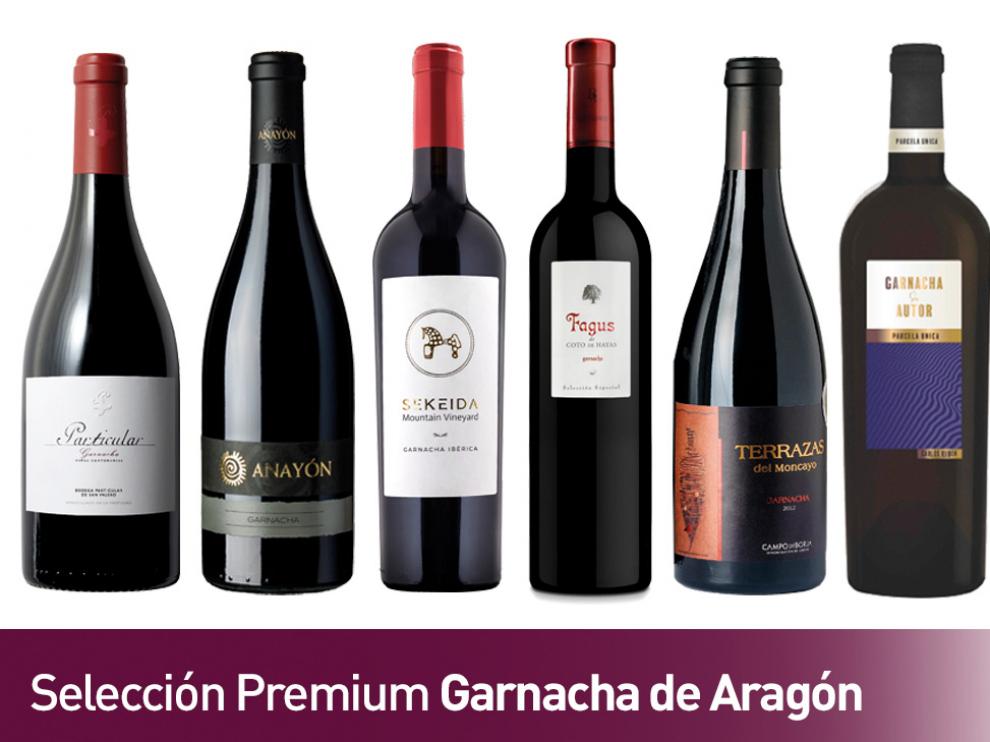 El lote incluye algunas de las mejores garnachas de Aragón.