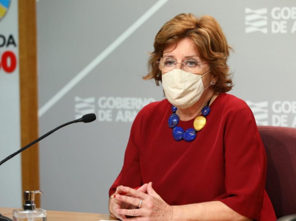La consejera de Ciudadanía este miércoles en rueda de prensa
