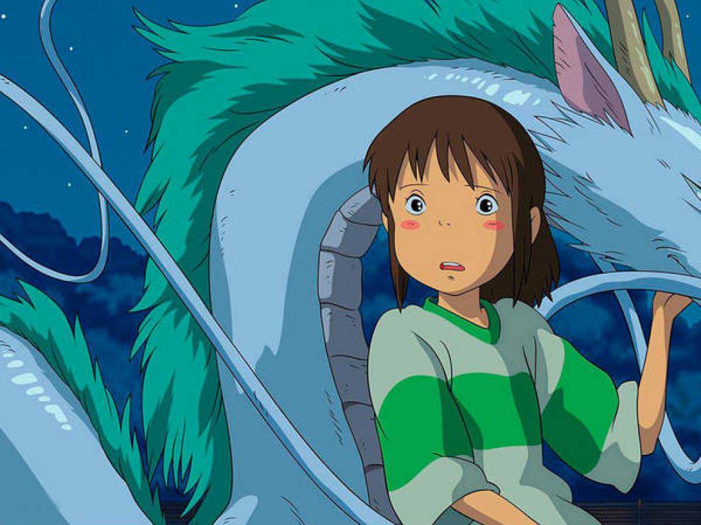 Un fotograma de 'El viaje de Chihiro'.