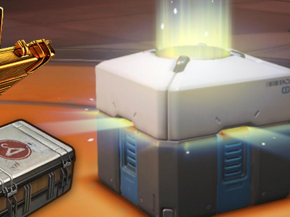 Una caja de recompensa de un videojuego.