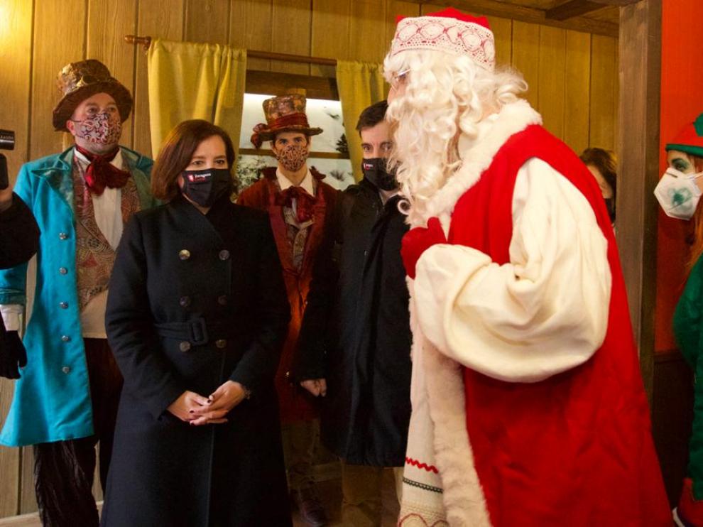 Inauguración de la casa de Papá Noel