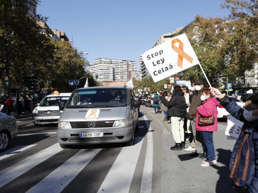 La enseñanza concertada toma las calles para protestar contra la ley Celaá.