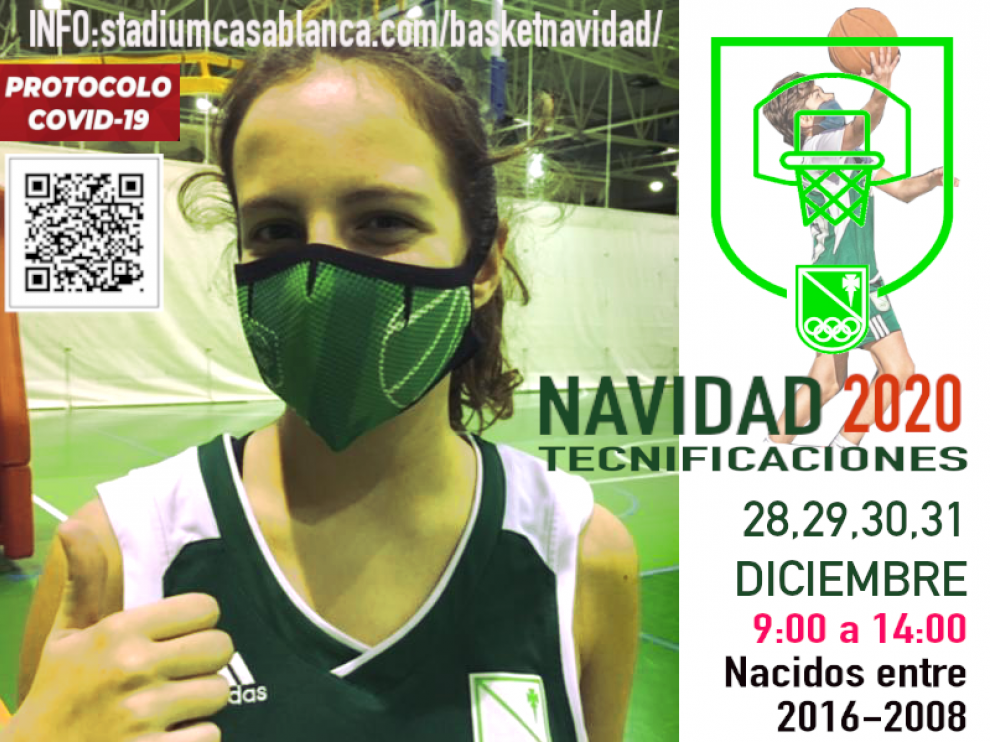 Cartel de las jornadas de tecnificación del Stadium Casablanca.