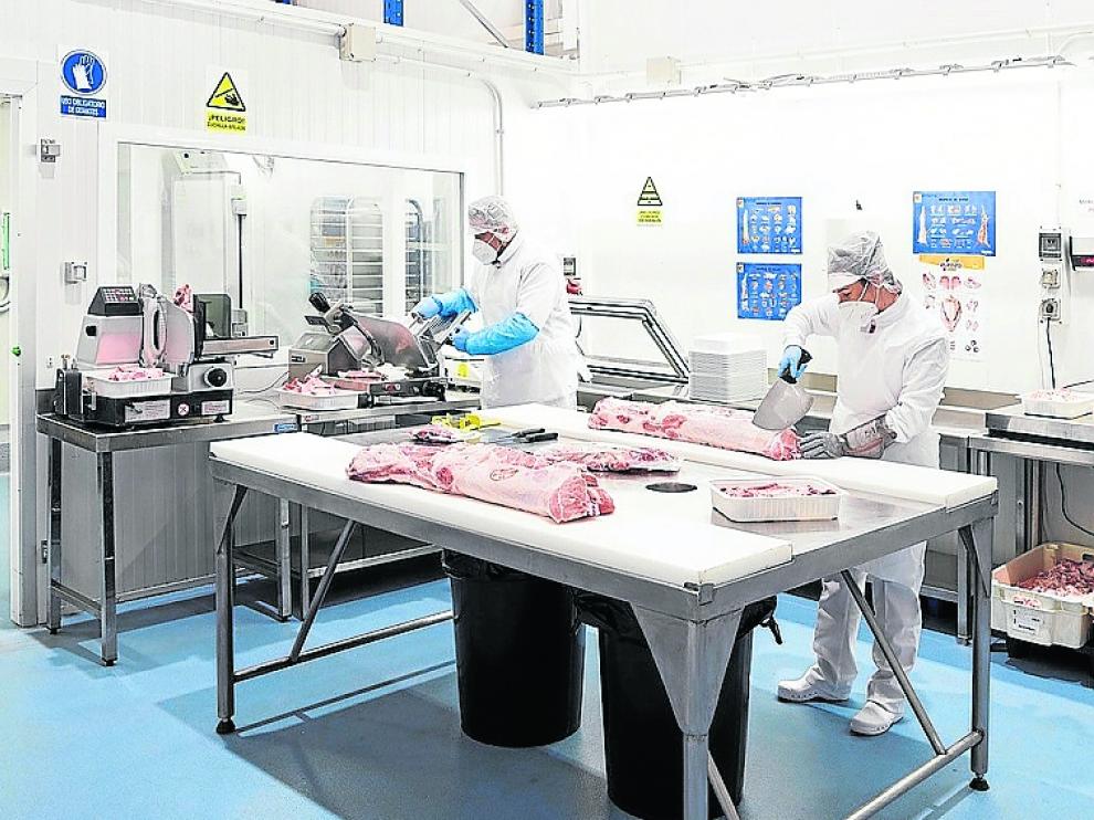 Instalaciones de la empresa donde se realiza el fileteado.