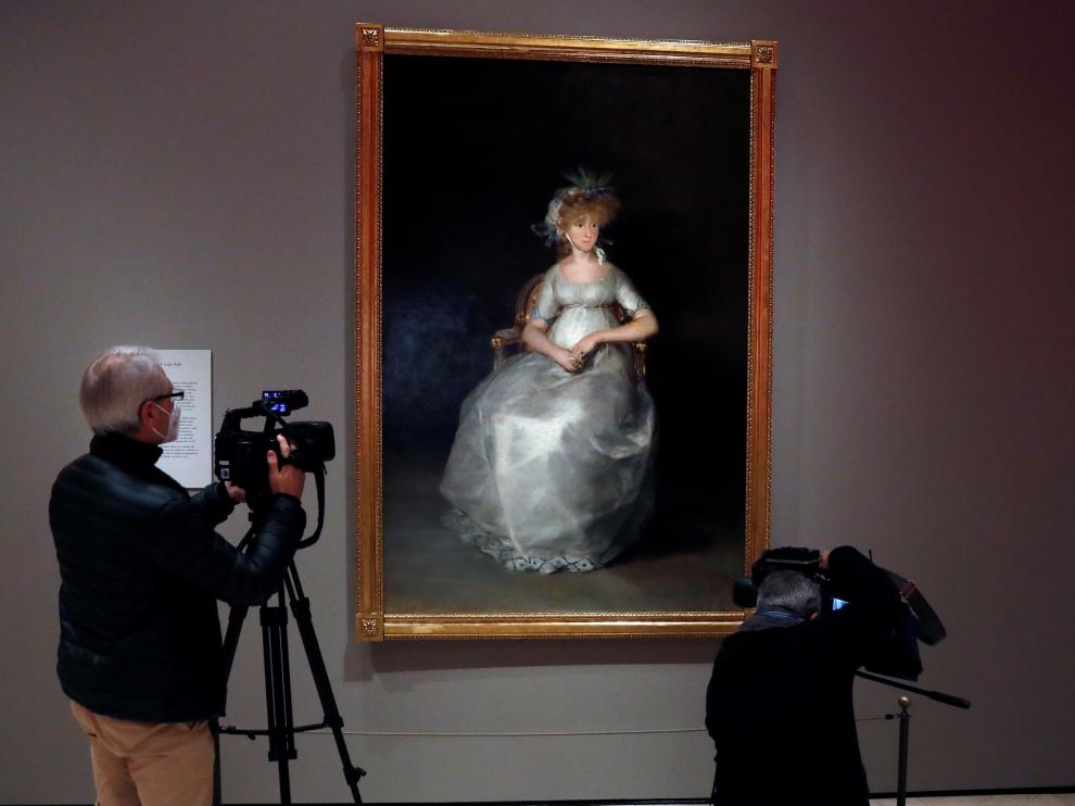 Presentación de la restauración de 'La condesa de Chinchón' de Francisco de Goya