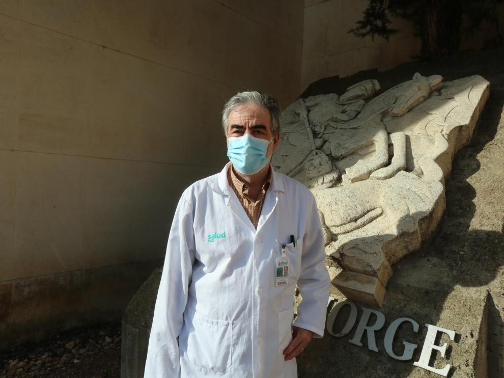 Carlos Serón es el jefe de Medicina Intensiva del Hospital Universitario San Jorge de Huesca