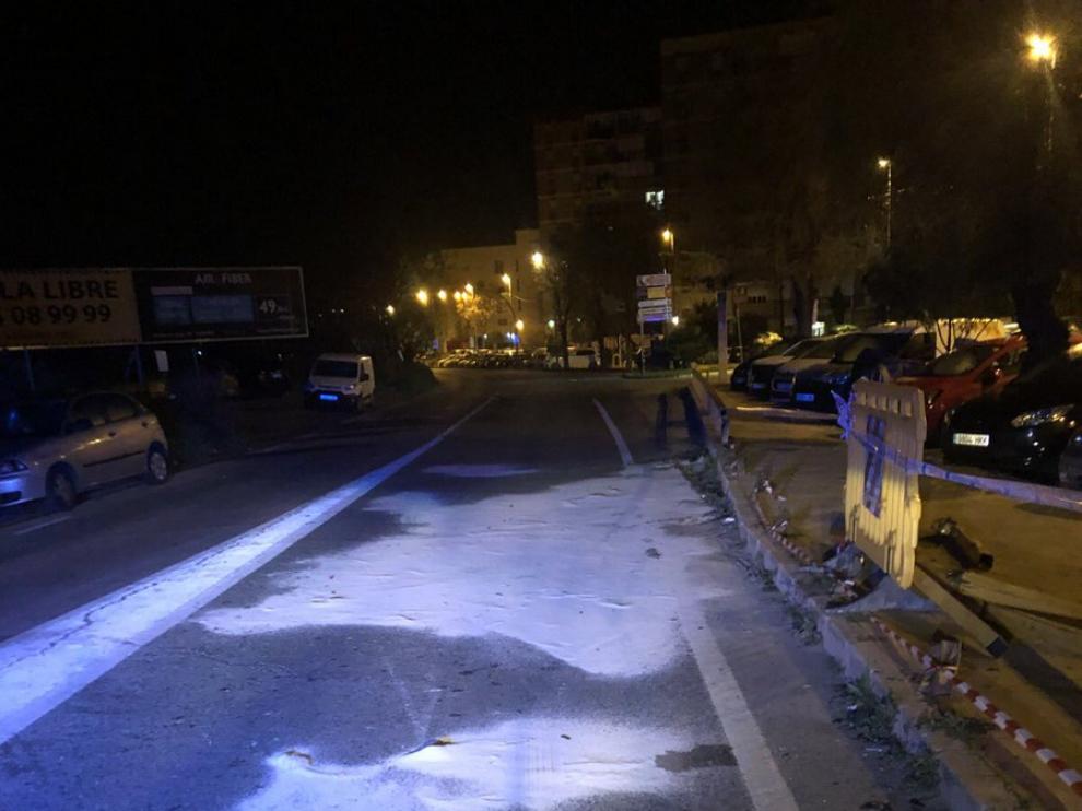 Lugar donde ocurrió el accidente
