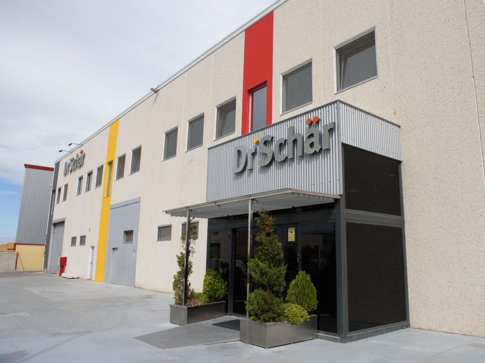 Centro de producción de la compañía Dr. Schär en el municipio zaragozano de Alagón.