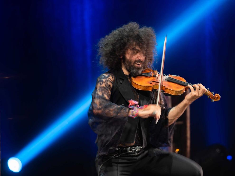 Ara Malikian, durante uno de los dos conciertos que ofreció en septiembre en la sala Mozart del Auditorio.