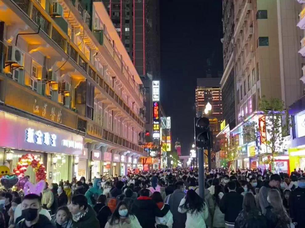 Wuhan, epicentro de la covid 19, dio la bienvenida al nuevo año