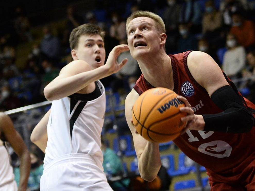 Foto del partido Nizhny Novgorod-Casademont Zaragoza, de la Basketball Champions League
