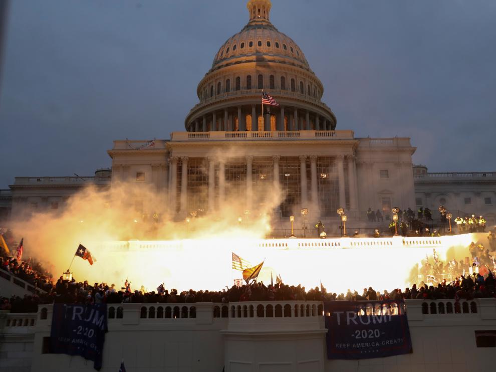 Miles de manifestantes pro Trump han asaltado este miércoles el Capitolio de los Estados Unidos