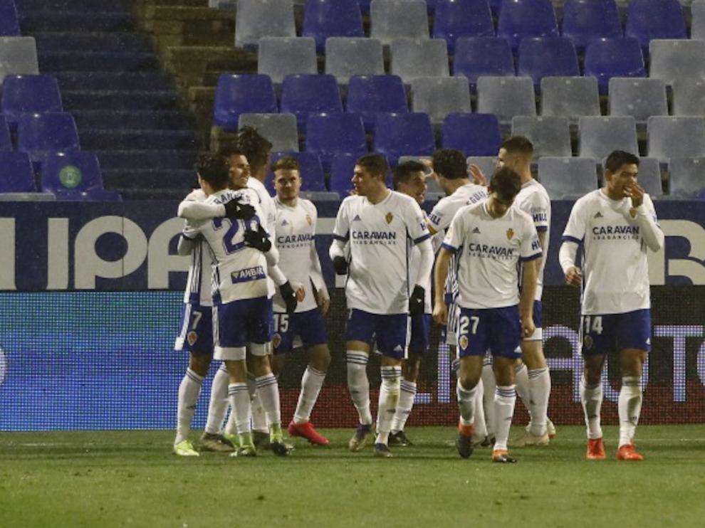 Bermejo marca el segundo para el Zaragoza