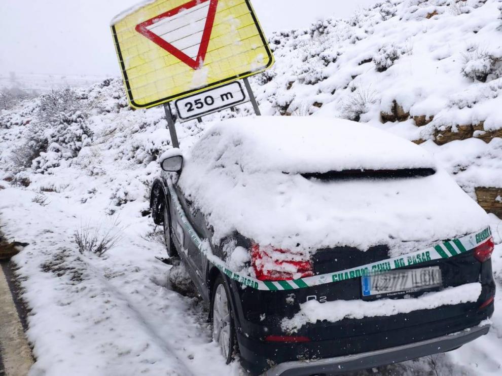 Problemas en las carreteras de Teruel