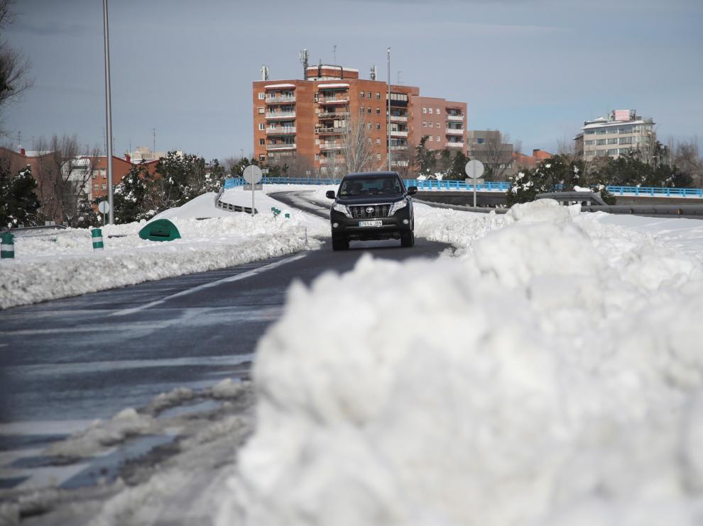 Nieve en Madrid