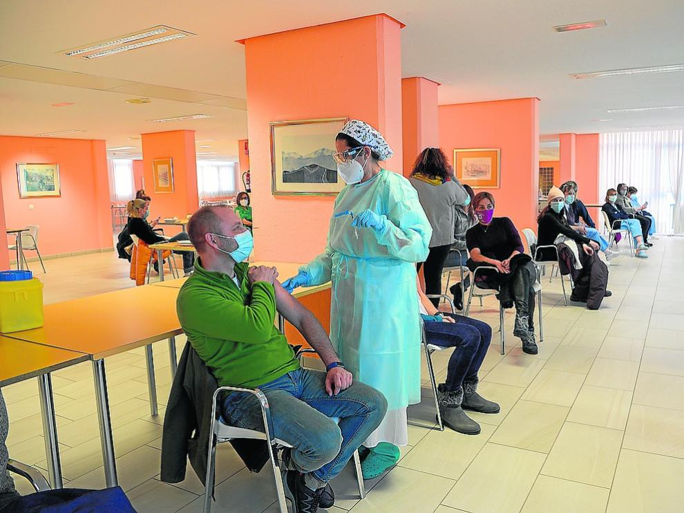 Vacuna contra el coronavirus en la Residencia de Mayores Javalambre