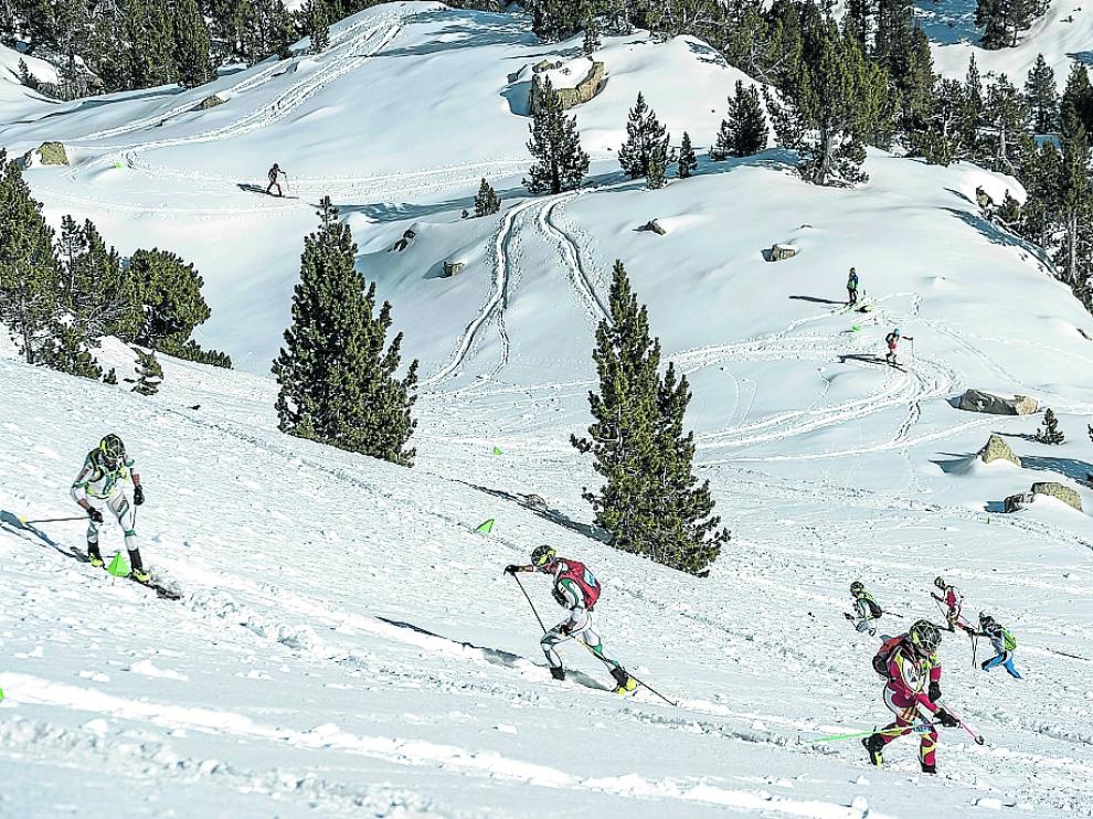 Imagen del Nacional de esquí de montaña de la pasada edición.