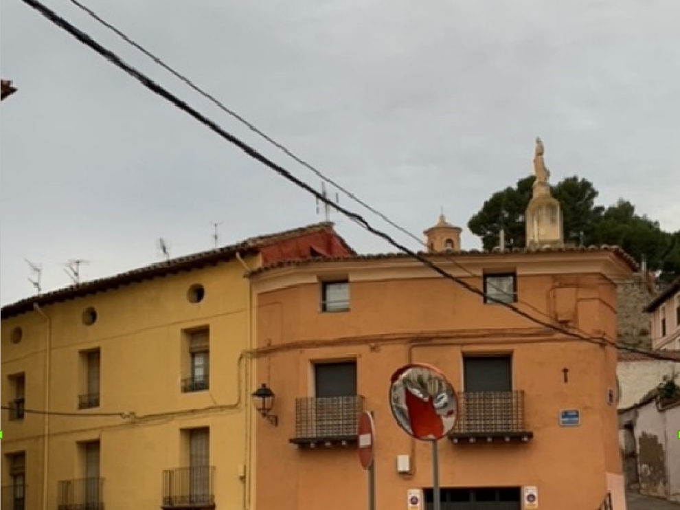 Daños en el mobiliario urbano de Calatayud