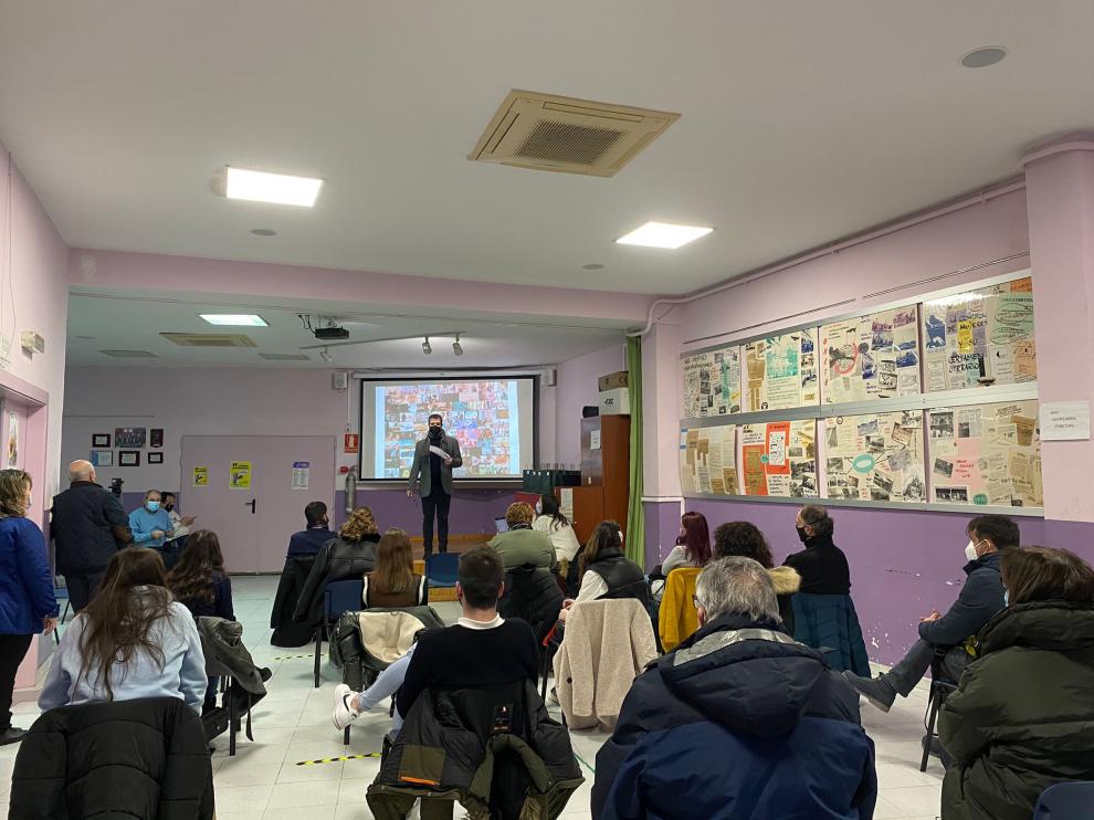 Gala de entrega que se celebró en los locales que la Comisión de Cultura de la Asociación Vecinal Picarral-Salvador Allende tiene en Juslibol