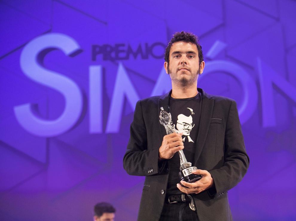 Javier Macipe, en la pasada edición de los Premios Simón.