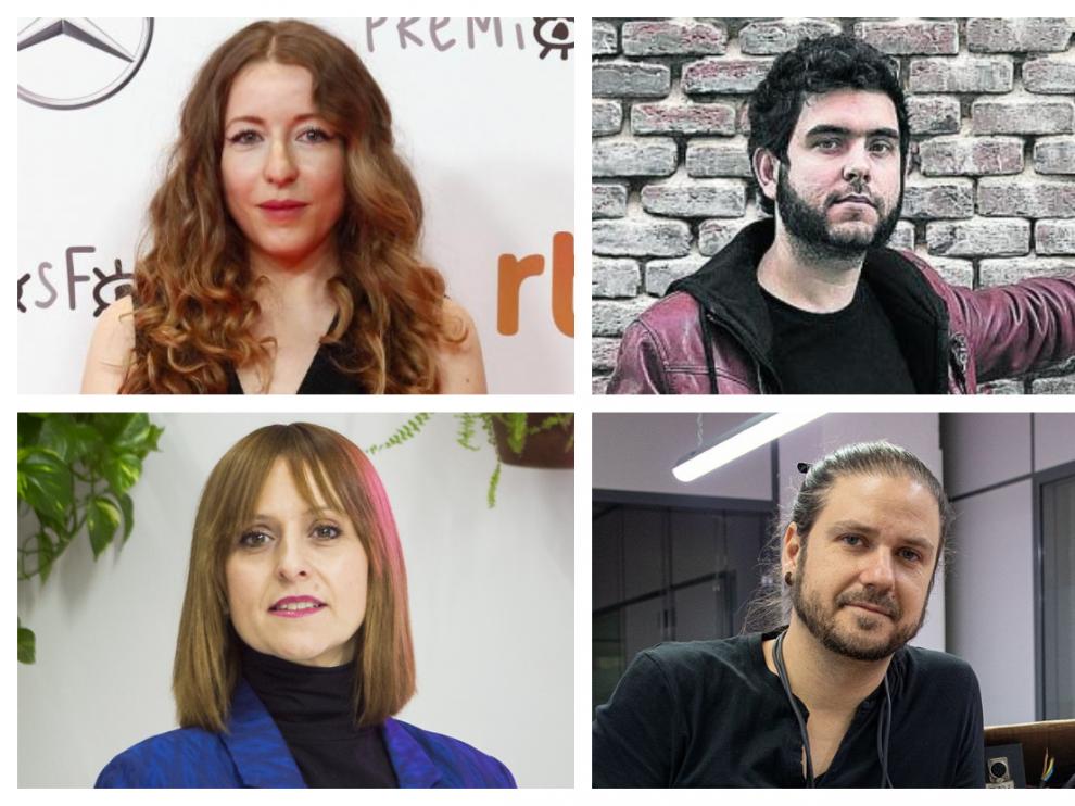 Pilar Palomero, Javier Macipe, Arantxa Ezquerra y Carlos Naya