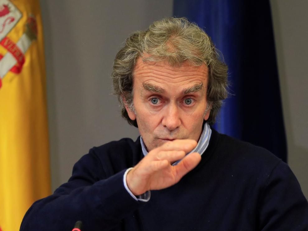 Fernando Simón, durante su comparecencia de este jueves, 21 de enero de 2021.