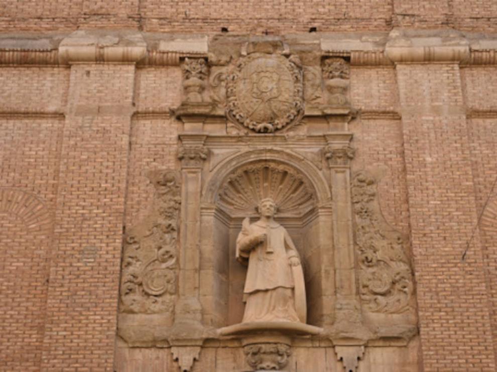 Fachada de la Iglesia de San Vicente el Real de Huesca.