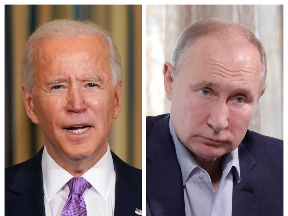 Joe Biden y Vladimir Putin