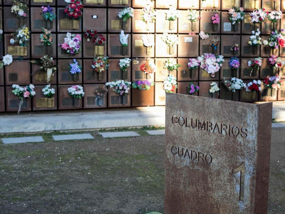 Columbarios del cementerio de Torrero de Zaragoza.