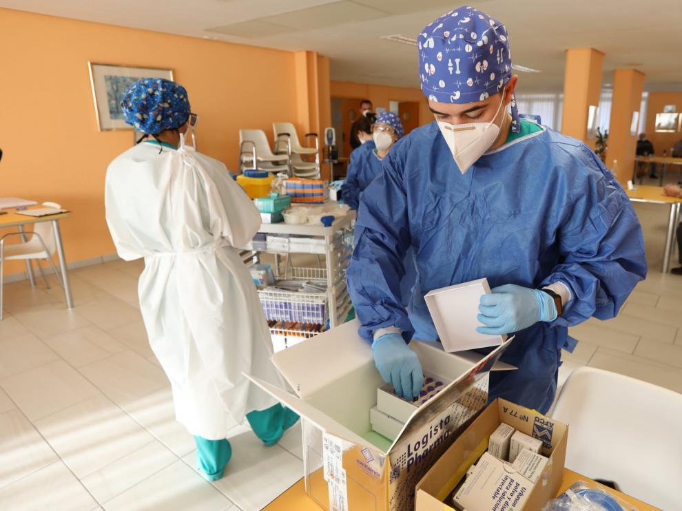 La residencia de Javalambre recibe la segunda dosis de la vacuna del coronavirus