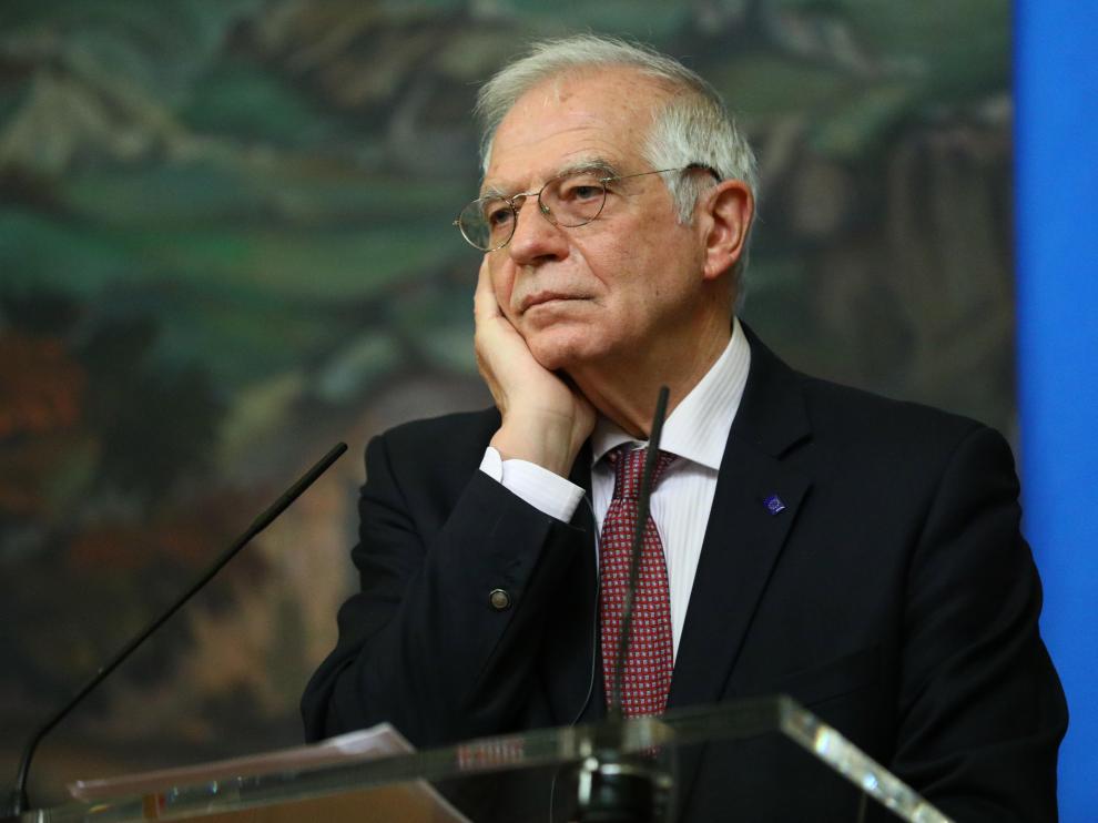Josep Borrell, este viernes en Moscú.