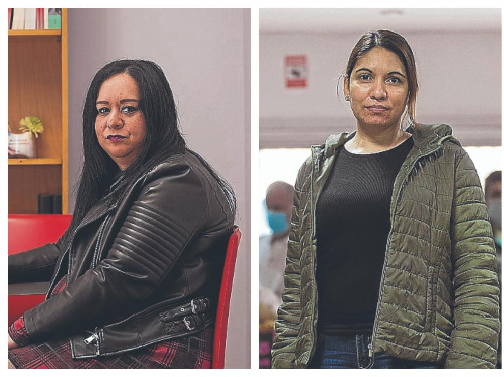 Esther Mendoza y Ángela Altamirano