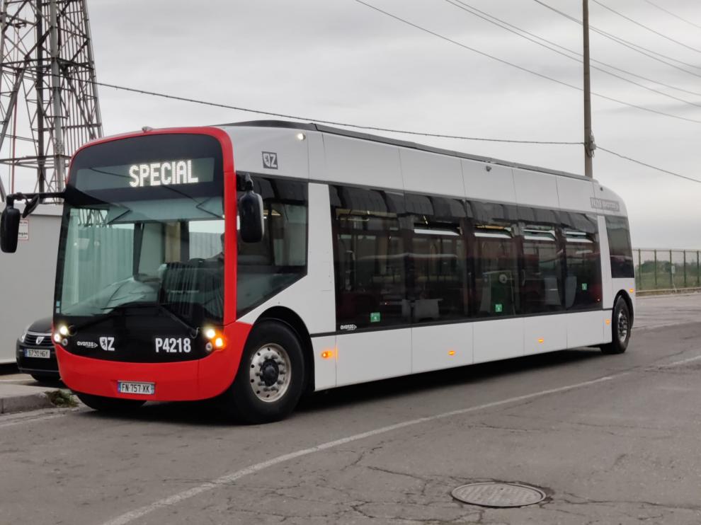 Autobús eléctrico que se empezará a probar en la línea 38